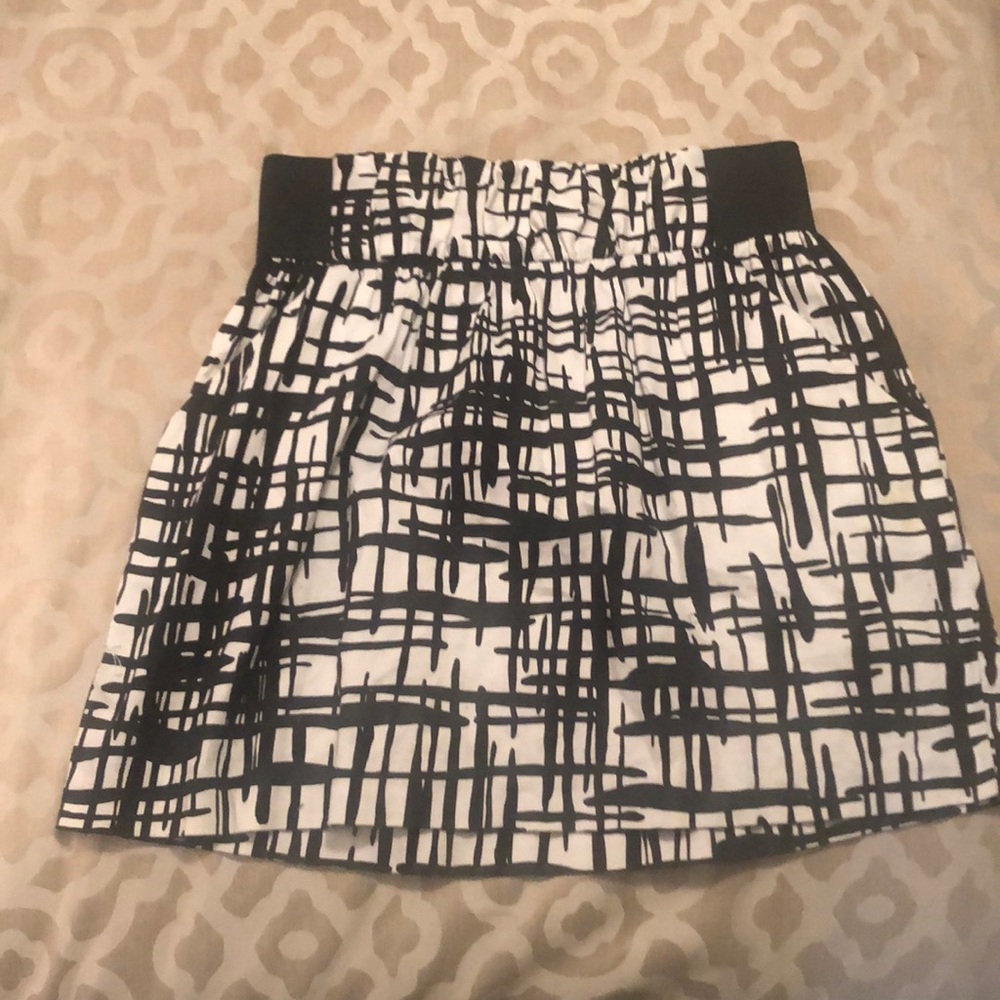 Black and white skirt